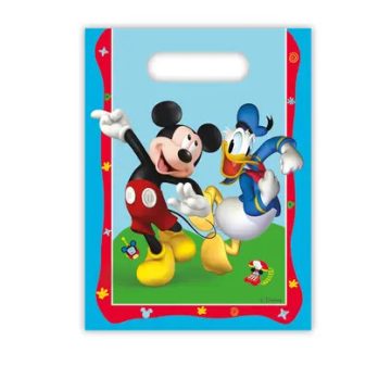   Disney Mickey Rock the House ajándéktasak, ajándékzacskó 6 db-os