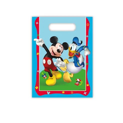 Disney Mickey Rock the House ajándéktasak, ajándékzacskó 6 db-os