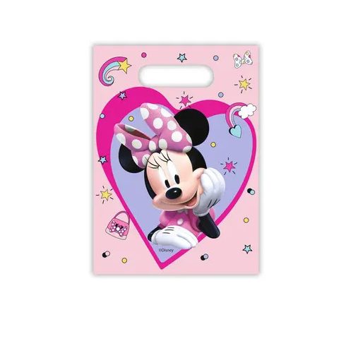 Disney Minnie Junior ajándéktasak, ajándékzacskó 6 db-os