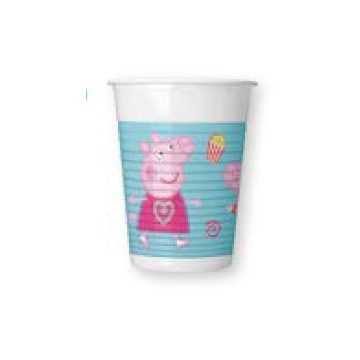 Peppa malac Messy Play műanyag pohár 8 db-os 200 ml