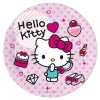 Hello Kitty Mode-Pappteller, 8 Stück, 23 cm, FSC-zertifiziert