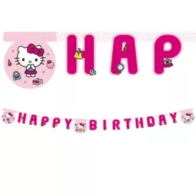   Módna nápis Hello Kitty Všetko najlepšie k narodeninám FSC 2 m