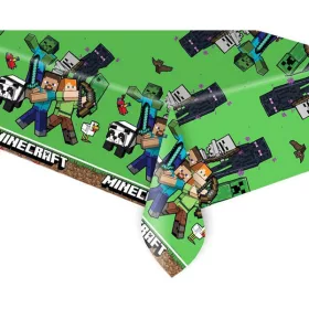 Minecraft Zelený plastový obrus 120x180 cm