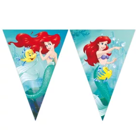   Disney princezné, girlanda so zvedavou vlajkou Ariel FSC 2,3 m