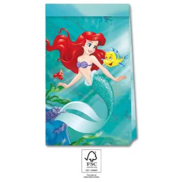 Disney Hercegnők, Ariel Curious papírzacskó 4 db-os FSC