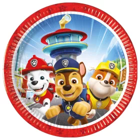 Paw Patrol Rettungshelden Pappteller, 8 Stück, 20 cm, FSC