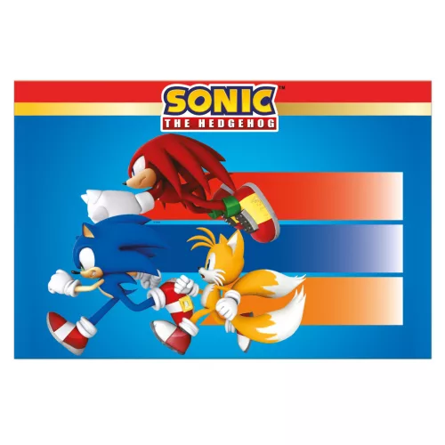 Plastový obrus Sonic the Hedgehog Sega 120x180 cm