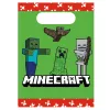 Minecraft-Geschenktüten aus grünem Papier, 4 Stück