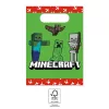 Minecraft-Geschenktüten aus grünem Papier, 4 Stück