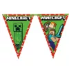Girlanda so zelenou vlajkou Minecraft FSC 2,3 m