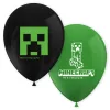 Minecraft zelený balón, 8 kusov
