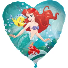 Disney-Prinzessinnen, Ariel, neugieriger Folienballon, 46 cm