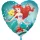 Disney princezné, Ariel Zvedavý fóliový balón 46 cm