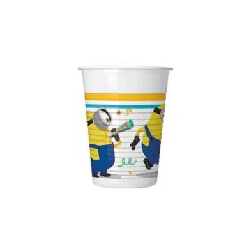 Minyonok The Rise of Gru műanyag pohár 8 db-os 200 ml