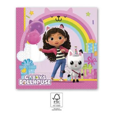 Gabi babaháza Friends szalvéta 20 db-os 33x33 cm FSC