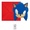 Pozvánka na párty Sonic the Hedgehog Sega, 6 kusov, FSC