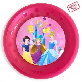   Disney Hercegnők Live Your Story micro prémium műanyag lapostányér 4 db-os szett 21 cm