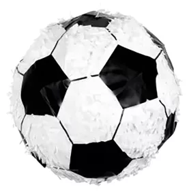 Futbaloví fanúšikovia 3D piňata