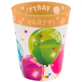  Lufis Sprudelnde Mikro-Premium-Kunststoffbecher, 4er-Set, 250 ml
