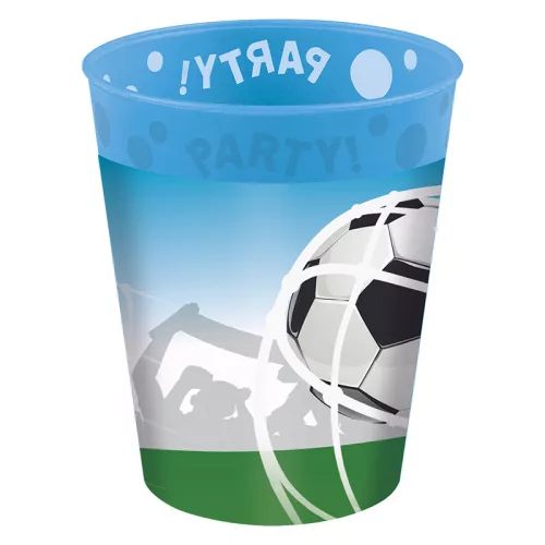 Focis Soccer Fans micro prémium műanyag pohár szett 4 db-os 250 ml