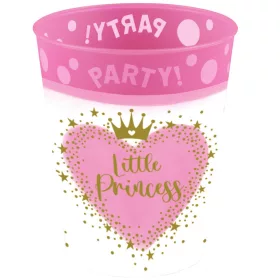   Princesses Little Princess Mikro-Premium-Kunststoffbecher-Set, 4er-Set, 250 ml