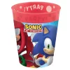 Sonic the Hedgehog Sega Micro Premium-Kunststoffbecher-Set, 4er-Set, 250 ml
