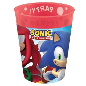   Sonic the Hedgehog Sega Micro Premium-Kunststoffbecher-Set, 4er-Set, 250 ml