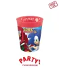 Sonic the Hedgehog Sega Micro Premium-Kunststoffbecher-Set, 4er-Set, 250 ml