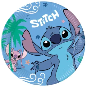   Disney Lilo & Stitch, Sternenhund-Engel-Pappteller, 8 Stück, 23 cm, FSC