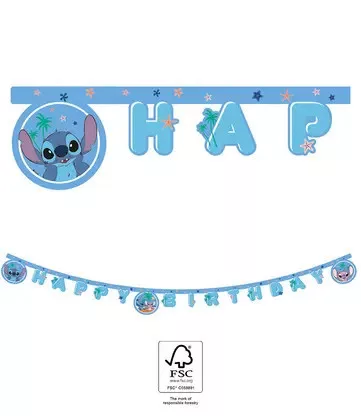 Disney Lilo a Stitch, nápis Hviezdny psík Anjel k narodeninám FSC 2 m
