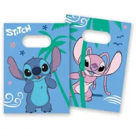   Disney Lilo und Stitch, Sternenhund Engel Papiergeschenktüte, Geschenktüte 4 Stück.