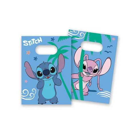 Disney Lilo és Stitch, A csillagkutya Angel papír ajándéktasak, ajándékzacskó 4 db-os
