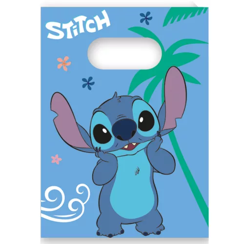 Disney Lilo a Stitch, papierová darčeková taška Hviezdny psík Anjel, darčeková taška 4 ks.