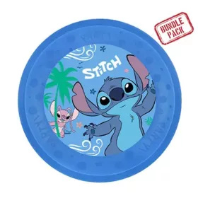   Disney Lilo & Stitch, Angel Micro Premium Kunststoff-Flachteller-Set, 4er-Set, 21 cm