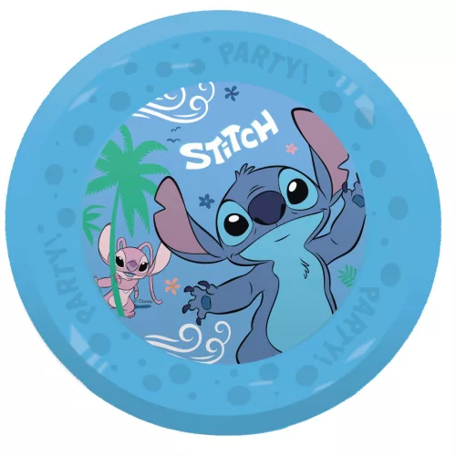 Disney Lilo & Stitch, Angel Micro Premium Kunststoff-Flachteller-Set, 4er-Set, 21 cm