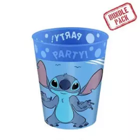   Disney Lilo & Stitch, Angel Micro Premium Plastikbecher-Set, 4er-Set, 250 ml