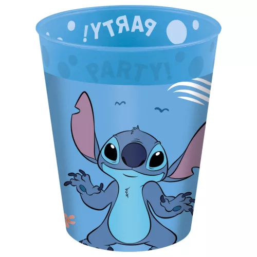 Disney Lilo & Stitch, Angel Micro Premium Plastikbecher-Set, 4er-Set, 250 ml