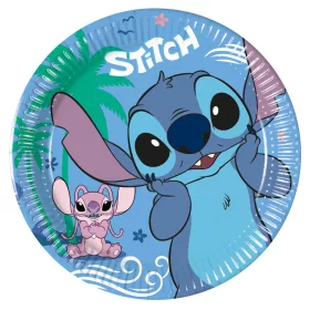   Disney Lilo & Stitch, Sternenhund-Engel-Pappteller, 8 Stück, 20 cm, FSC
