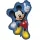 Fóliový balón v tvare Disney Mickey Mouse 97x60 cm