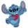 Disney Lilo a Stitch, fóliový balón so srdcom a hviezdičkou 86 cm