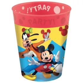   Disney Mickey Jump Into Fun Mikro-Premium-Kunststoffbecher-Set, 4er-Set, 250 ml