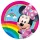 Disney Minnie „Macht mich zum Lächeln“ Pappteller, 8 Stück, 23 cm, FSC-zertifiziert