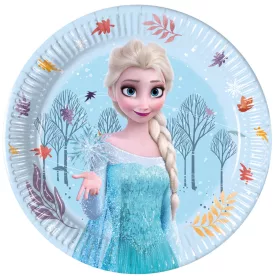   Disney Frozen Idyllic Wonder Pappteller, 8 Stück, 20 cm, FSC