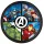 Avengers Evergreen Pappteller, 8 Stück, 23 cm, FSC