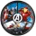 Avengers Evergreen Pappteller, 8 Stück, 20 cm, FSC