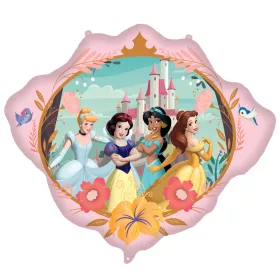 Fóliový balón Disney princezný hrad 80x70 cm
