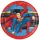 Superman Krypton Pappteller, 8 Stück, 23 cm, FSC