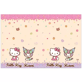 Hello Kitty Kuromi Plastiktischdecke 120x180 cm