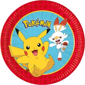 Pokémon Next Generation Pappteller, 8 Stück, 23 cm, FSC