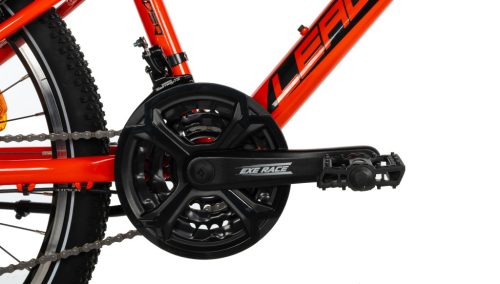 Leader Fox SPIDER gyermek kerékpár fiúknak, 2026 24"/ 14" narancssárga